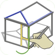 指尖绘门窗阳光房设计管理软件 icon